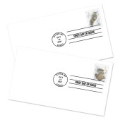 Otters in Snow First Day Cover image