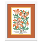 Mountain Flora Framed Stamps - Wood Lily image