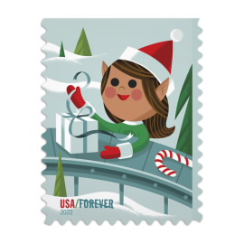 Holiday Elves Stamps