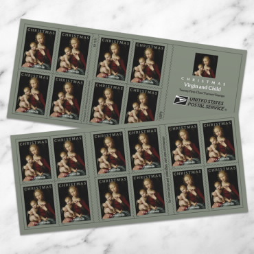 Virgin and Child Stamp