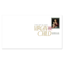 Virgin and Child Digital Color Postmark
