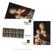 Virgin and Child Stamp Ceremony Memento image