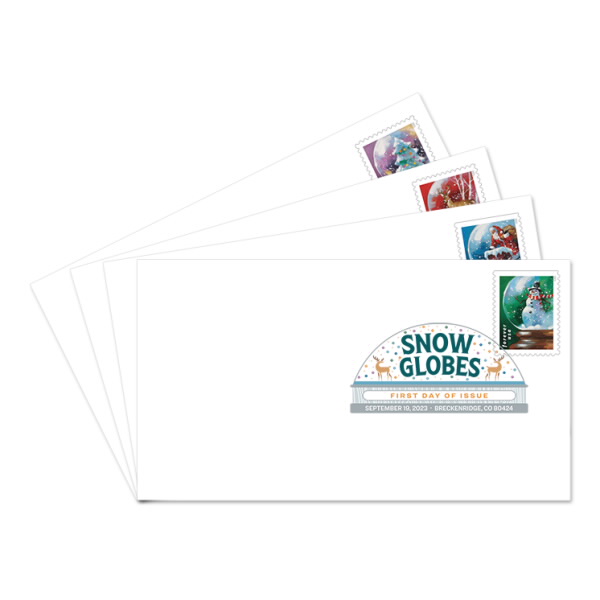Snow Globes Digital Color Postmark