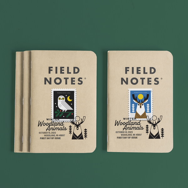 Winter Woodland Animals Field Notes® Notebooks