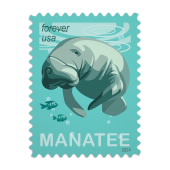 Save Manatees Stamps image