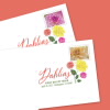 Dahlias Digital Color Postmarks