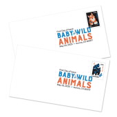 Baby Wild Animals Digital Color Postmark image