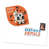 Baby Wild Animals Vinyl Sticker, Feline Good image