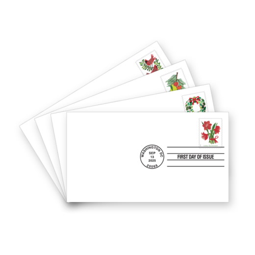 Holiday Cheer First Day Covers