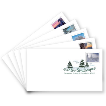 Winter Landscapes Digital Color Postmarks