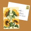 Sunflowers Notecards, Single