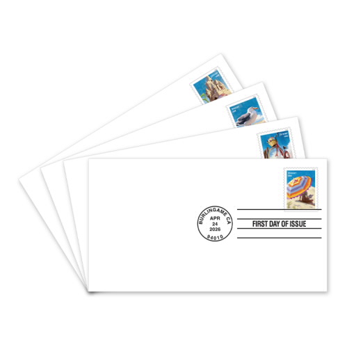 A Day at the Beach First Day Covers | USPS.com