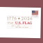 U.S. Flag 2026 Digital Color Postmark, Stamp from Book of 20