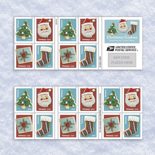 Christmas Cookies Stamps