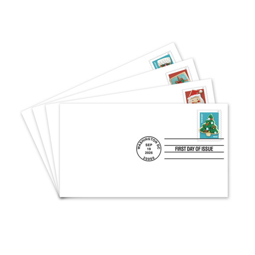 Christmas Cookies First Day Covers