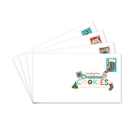 Christmas Cookies Digital Color Postmarks
