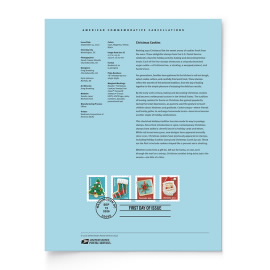Christmas Cookies American Commemorative Cancellation Page