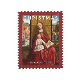 Christmas Madonna and Child Stamps