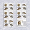 Squirrels & Chipmunks in Snow Stamps