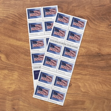 5 Books of 20 USPS Flags for All Seasons Forever Stamps 100 Stamps 