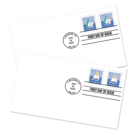 Sailboats First Day Cover (Coil of 100)