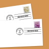 Dahlias First Day Covers, Stamp from Coil of 3,000