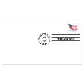 U.S Flags 2025 First Day Cover, Stamp from Coil of 3,000