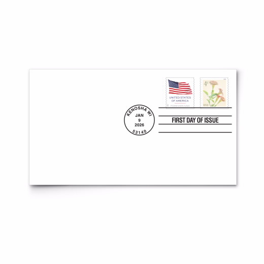 Angel's Trumpets First Day Cover, Stamp from Coil of 10,000