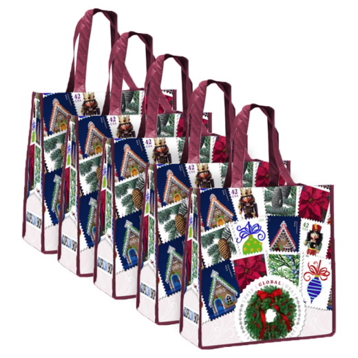 Holiday Collage Tote Bags