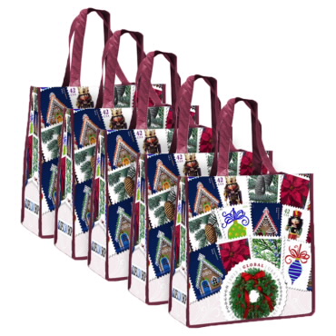 Holiday Collage Tote Bag
