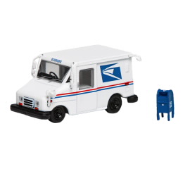 Postal Delivery LLV with Mailbox