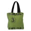 Upcycled Mailbag Tote, Green