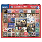 Presidential Stamps - 1,000 Piece Jigsaw Puzzle image
