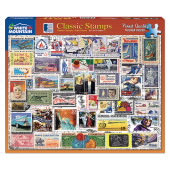 Classic Stamps - 550 Piece Jigsaw Puzzle image