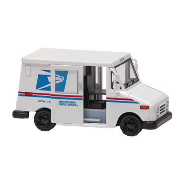 Postal Delivery LLV Pull Back Truck