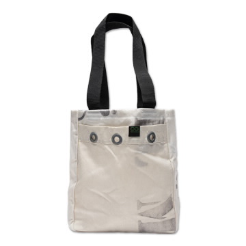 Upcycled Mailbag Tote, Natural
