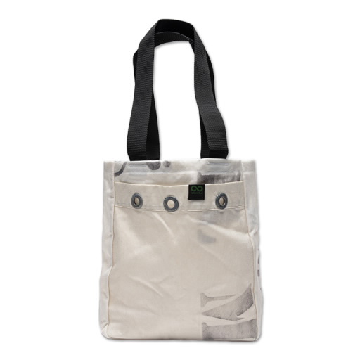 Upcycled Mailbag Tote, Natural