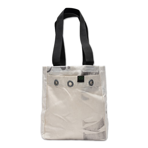 Upcycled Mailbag Tote, Natural