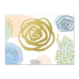 Abstract Rose Notecards