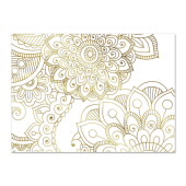 Ivory with Gold Script Notecards image