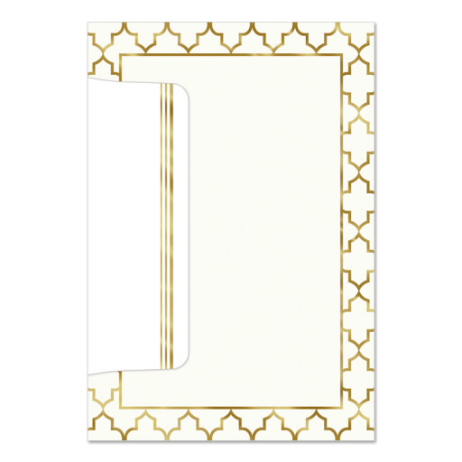 Gold Lattice Cards