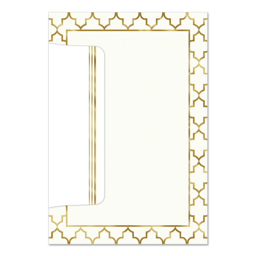 Gold Lattice Cards