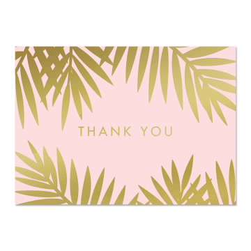 Gold Palm Cards