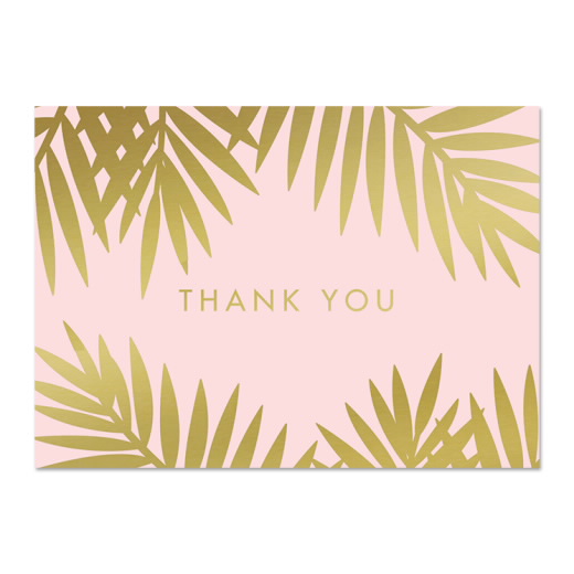 Gold Palm Cards
