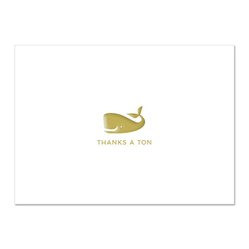 Whale Thank You Cards