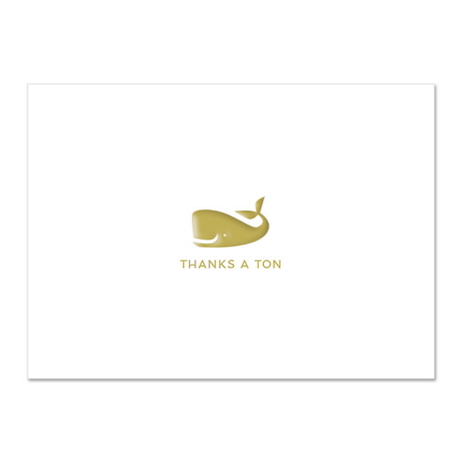 Whale Thank You Cards