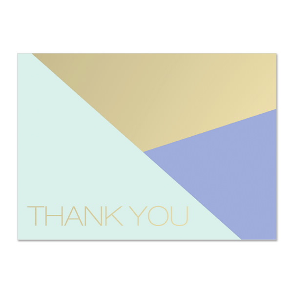Angular Gold Notecards | USPS.com