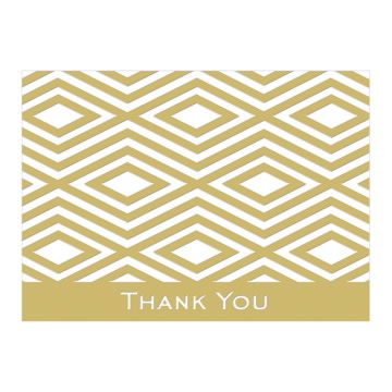 Gold Geometric Cards