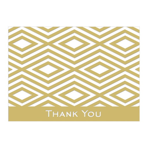 Gold Geometric Cards
