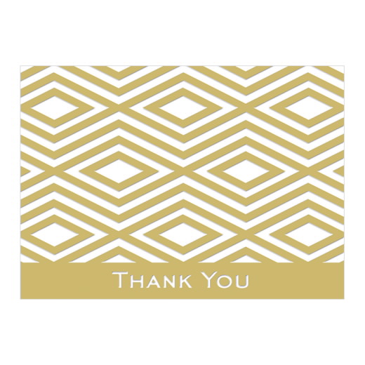Gold Geometric Cards